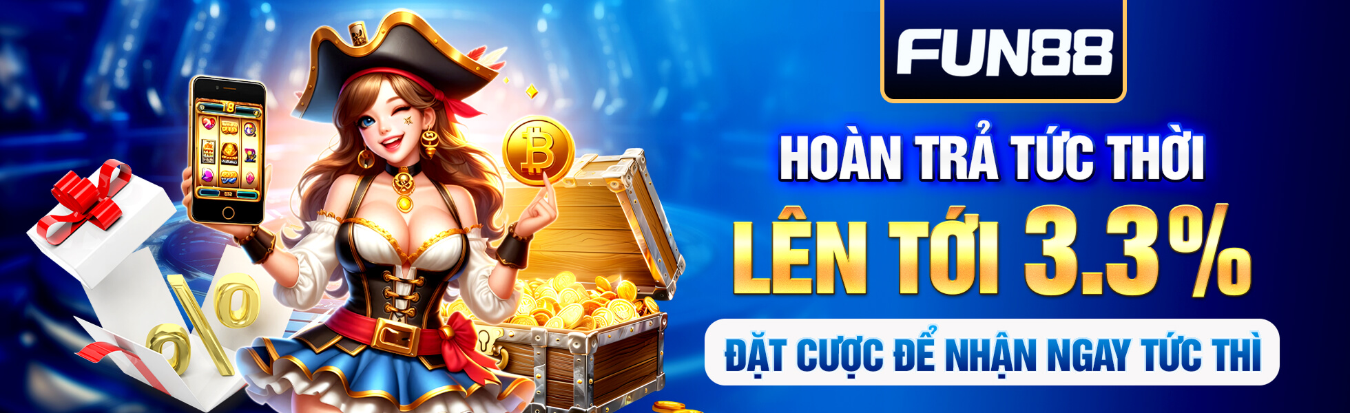 Fun88 khuyến mãi hoàn trả thành viên đăng ký mới